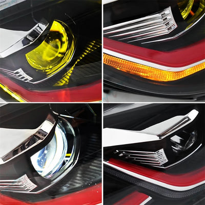 Phares LED VW Golf 6 MK6 2010-2014 - packshot studio - Becquet Voiture