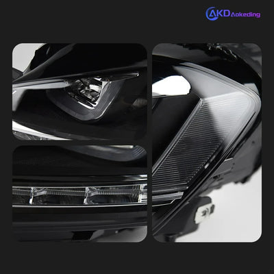 Phares LED VW Golf 7 2013-2017 - installé sur véhicule - Becquet Voiture