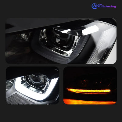 Phares LED VW Golf 7 2013-2017 - packshot studio - Becquet Voiture