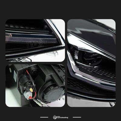 Phares LED VW Golf 7.5 2018-2020 - installé sur véhicule - Becquet Voiture