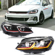 Phares LED VW Golf 7 MK7 2013-2017 Red Line E-Mark