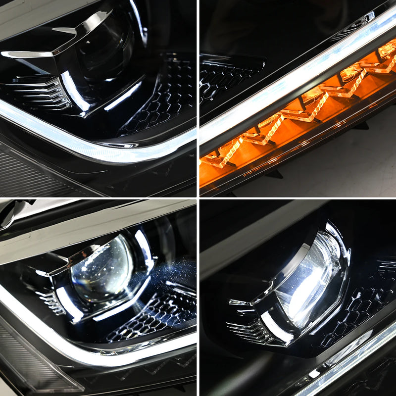 Phares LED VW Jetta 6 2011-2018 - vue de trois-quarts - Becquet Voiture