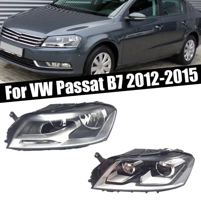 Phares LED VW Passat B7 2012-2015 - vue de face - Becquet Voiture