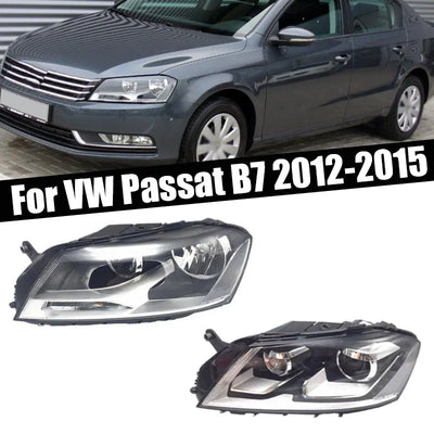 Phares LED VW Passat B7 2012-2015 - vue de face - Becquet Voiture