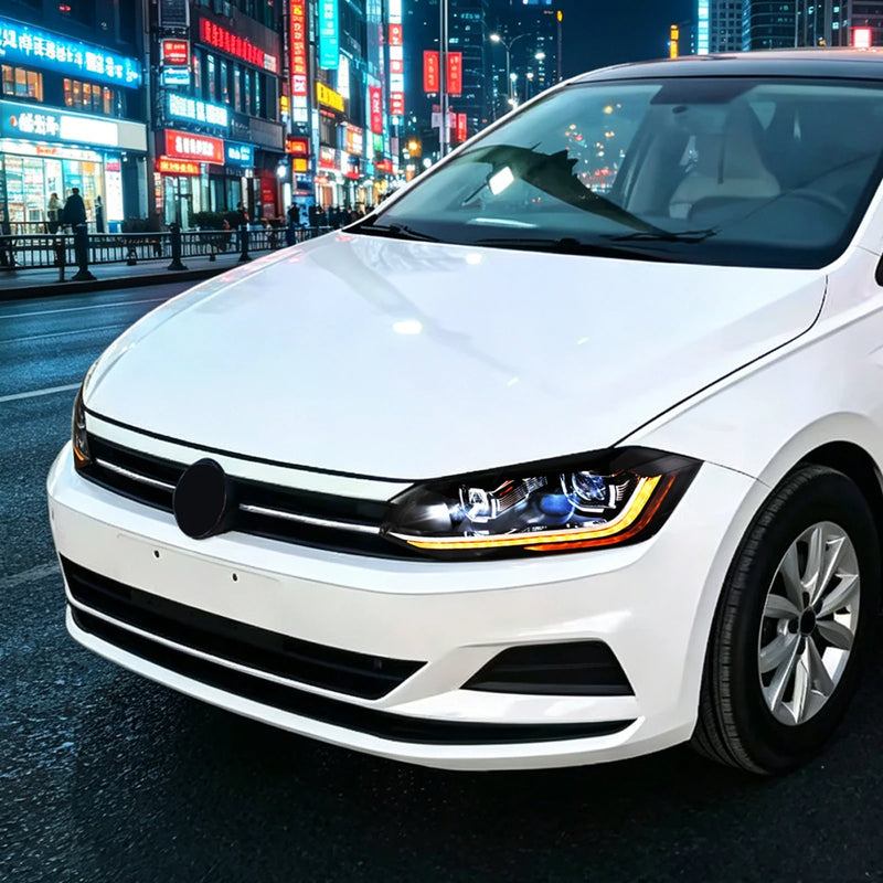 Phares LED VW Polo 2019-2022 - vue de profil - Becquet Voiture