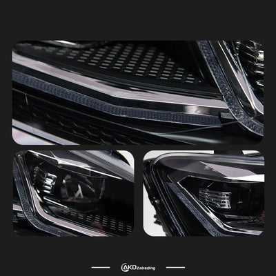 Phares LED VW Polo V 2011-2018 - packshot studio - Becquet Voiture