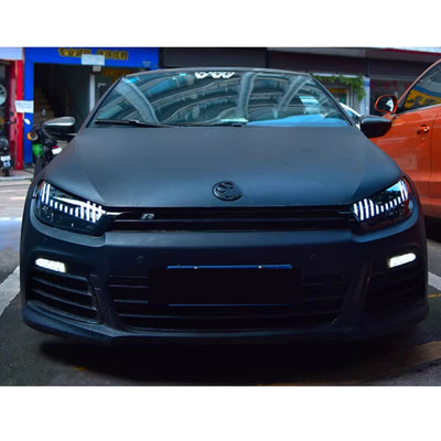 Phares LED VW Scirocco 3 2009-2017 - installé sur véhicule - Becquet Voiture