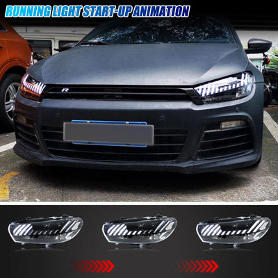 Phares LED VW Scirocco 3 2009-2017 - vue arrière - Becquet Voiture