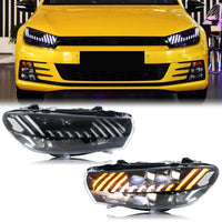 Phares LED VW Scirocco 3 2009-2017 - vue de face - Becquet Voiture