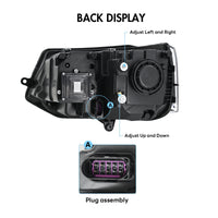 Phares LED VW T5.1 2013-2015 T6 2016-2019 Projecteur LED - packshot studio - Becquet Voiture
