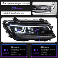 Phares LED VW Tiguan L 2017-2022 - détail du montage - Becquet Voiture