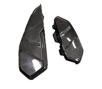 Pièces Compartiment Moteur Carbone BMW M5 F90 - vue de face - Becquet Voiture