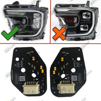 Plaques LED DRL Ford Ranger XLT Raptor Everest (2024-2025) - vue rapprochée - Becquet Voiture