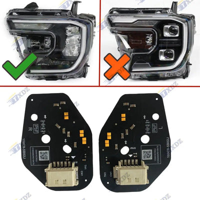 Plaques LED DRL Ford Ranger XLT Raptor Everest (2024-2025) - vue rapprochée - Becquet Voiture