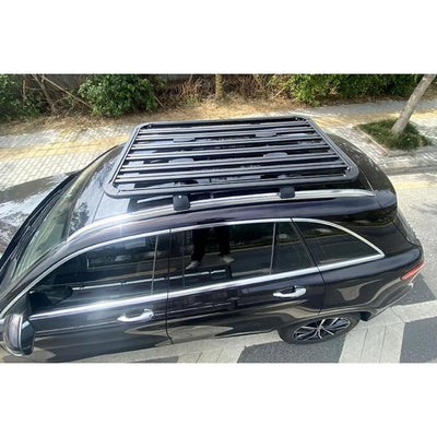 Plate-forme de Toit Aluminium Nissan Pathfinder 2022 - vue arrière - Becquet Voiture