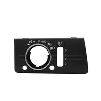 Platine de commande phares Mercedes Classe E W211 noir beige gris 2003-2009 - packshot studio - Becquet Voiture