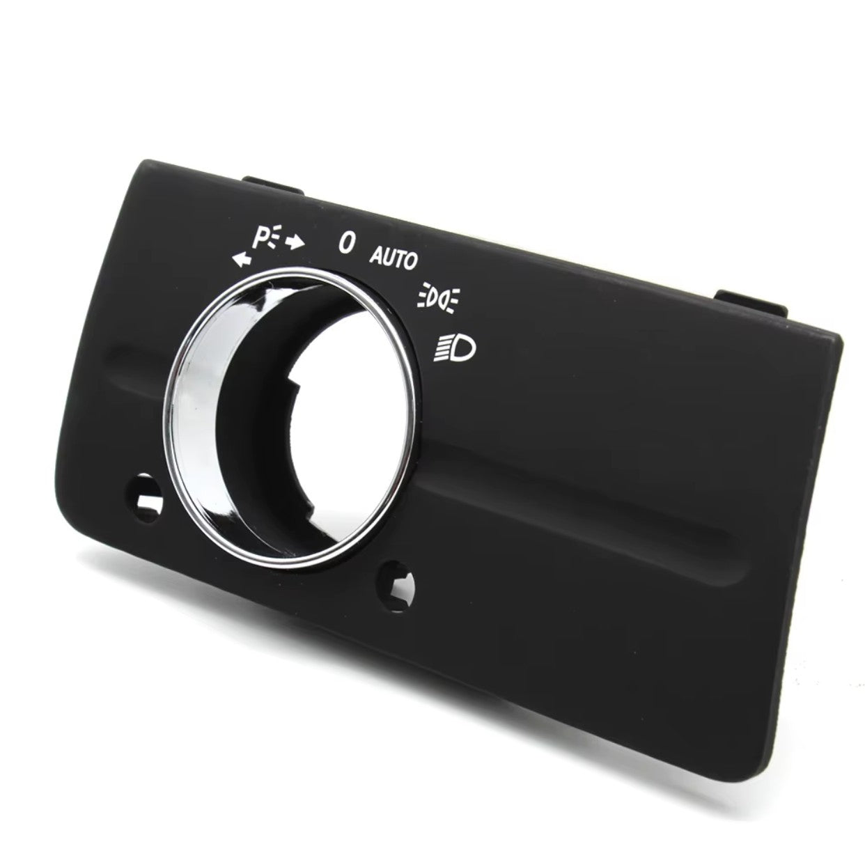 Platine de commande phares Mercedes Classe E W211 noir beige gris 2003-2009 - vue de face - Becquet Voiture