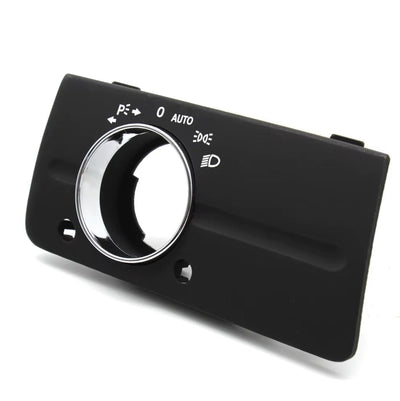 Platine de commande phares Mercedes Classe E W211 noir beige gris 2003-2009 - vue de face - Becquet Voiture