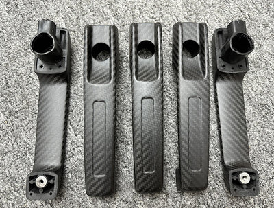 Poignée de Porte Carbone Mercedes Classe G W464 2019-2024 - vue de trois-quarts - Becquet Voiture