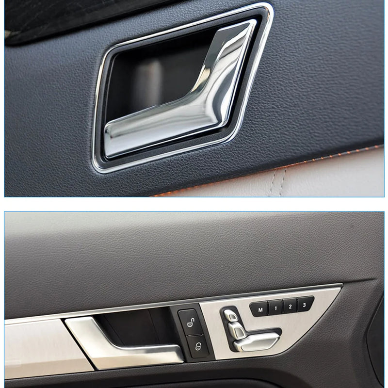 Poignées de Porte Intérieures Mercedes Classe C W204 GLK - en situation - Becquet Voiture