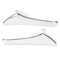 Chrome interior door handles Mercedes E-Class W211 2002-2009 - front view - Becquet Voiture