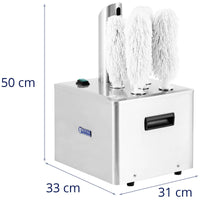 Polisseuse Verre 5 Rouleaux 1320W Inox - installé sur véhicule - Becquet Voiture