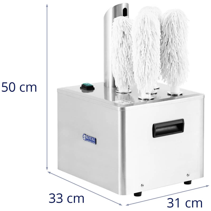 Polisseuse Verre 5 Rouleaux 1320W Inox - installé sur véhicule - Becquet Voiture