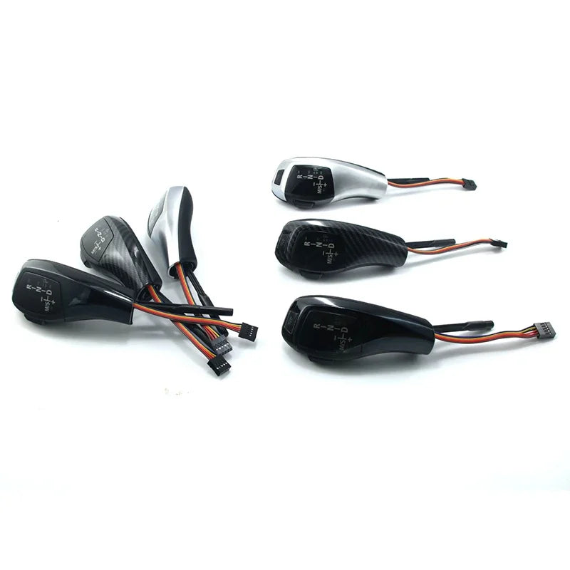 Pommeau de Levier de Vitesse LED BMW Série 1 3 5 6 - installé sur véhicule - Becquet Voiture