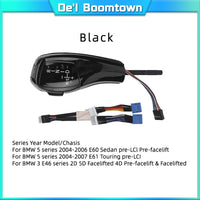 Pommeau de Levier de Vitesse LED BMW Série 1 3 5 6 - vue rapprochée - Becquet Voiture