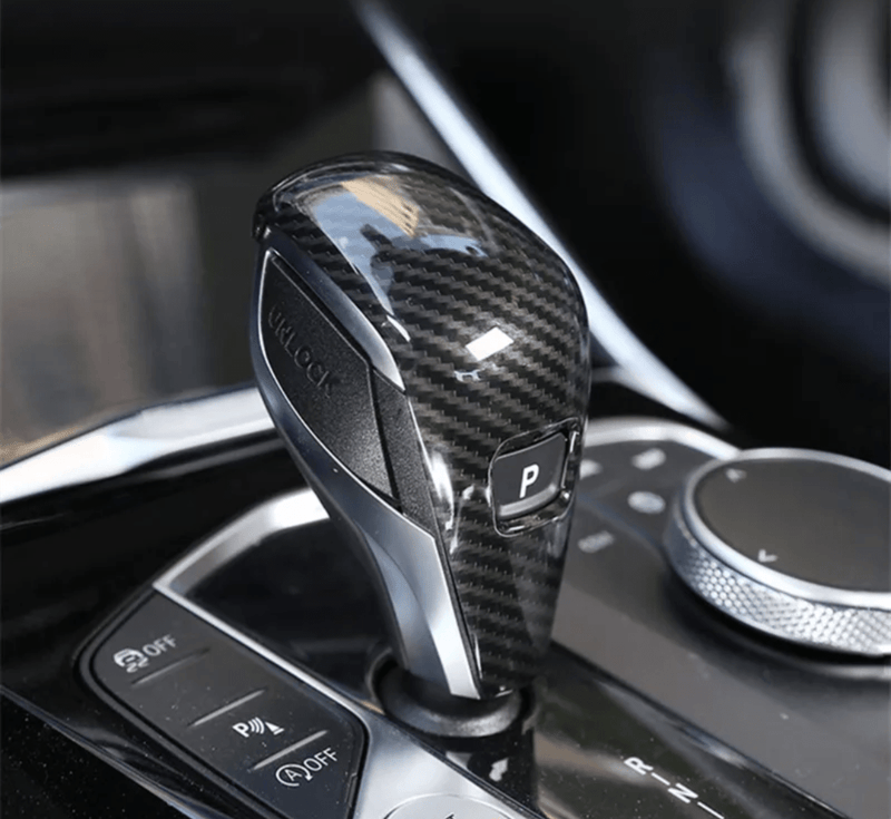 Pommeau de vitesse carbone BMW Série 3 G20 - vue de face - Becquet Voiture