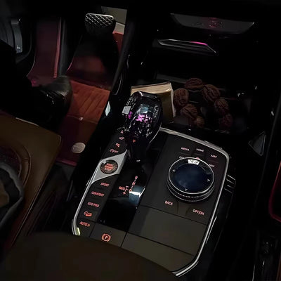 Pommeau de Vitesse Cristal BMW G20 G22 G29 Z4 iX3 X3 - installé sur véhicule - Becquet Voiture