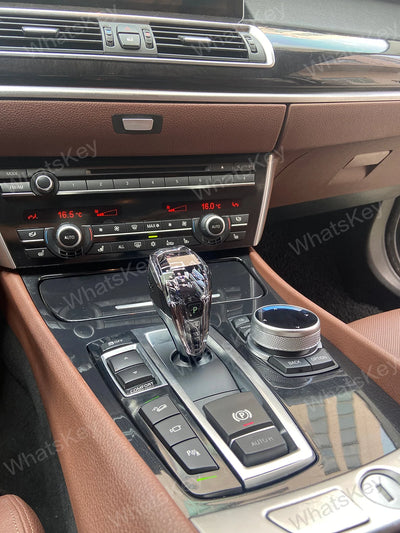 Pommeau de Vitesse Cristal BMW Série 5 X5 X6 G30 F15 - détail du montage 3 - Becquet Voiture