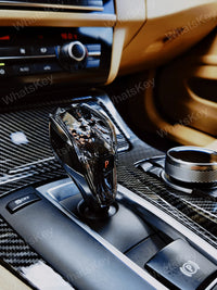 Pommeau de Vitesse Cristal BMW Série 5 X5 X6 G30 F15 - installé sur véhicule 3 - Becquet Voiture