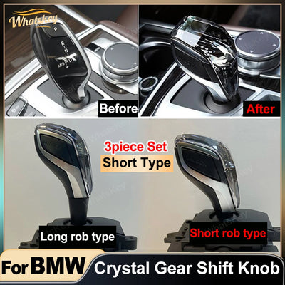 Pommeau de Vitesse Cristal BMW Série 5 X5 X6 G30 F15 - vue arrière - Becquet Voiture