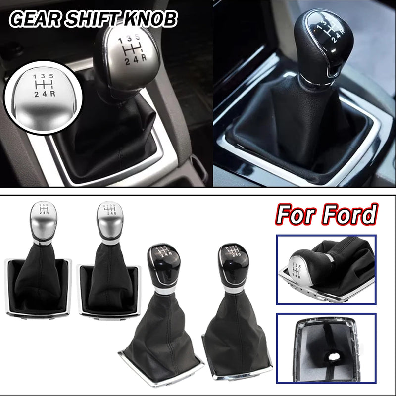 Pommeau de Vitesse Ford Fiesta Focus 2005-2012 - vue de trois-quarts - Becquet Voiture