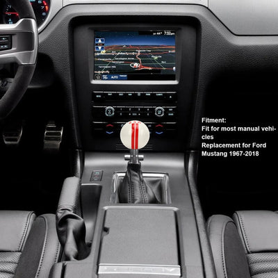Pommeau de Vitesse Ford Mustang 1967-2018 - vue de profil - Becquet Voiture