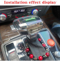 Pommeau de Vitesse LED Cristal Audi A4 A6 Q5 Q7 - en situation - Becquet Voiture