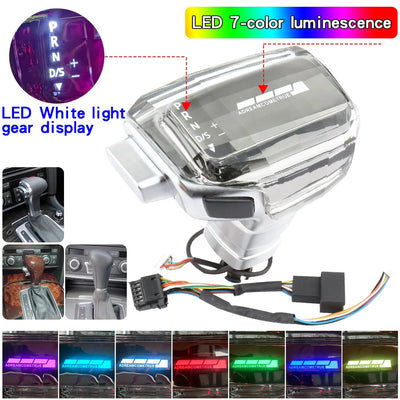 Pommeau de Vitesse LED Cristal Audi A4 A6 Q5 Q7 - installé sur véhicule 2 - Becquet Voiture