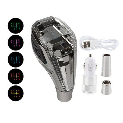 Pommeau de Vitesse LED Universel Multicolore - vue arrière 2 - Becquet Voiture