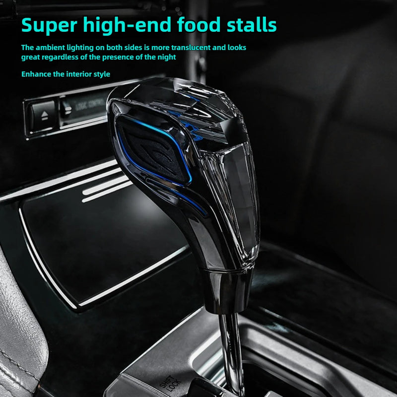 Universeller mehrfarbiger LED-Schaltknauf - Rückansicht - Becquet Voiture