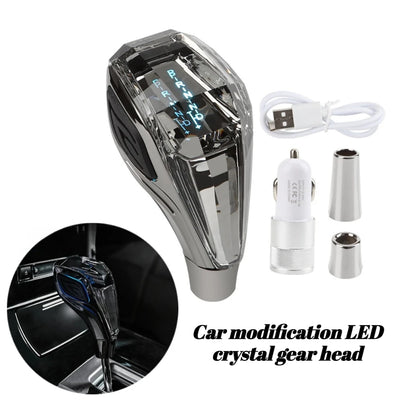 Pommeau de Vitesse LED Universel Multicolore - vue de profil - Becquet Voiture