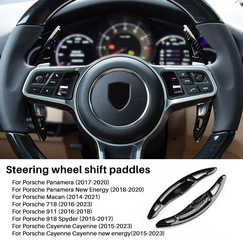 Pommeau de Vitesse Porsche Panamera Macan Cayenne 718 911 - vue de dessus - Becquet Voiture