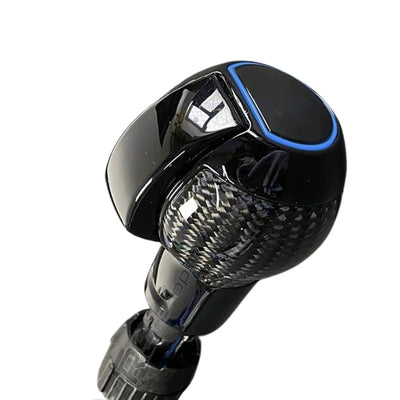 Pommeau DSG Audi RS Carbone Cuir Logo R S GTI - vue de face 2 - Becquet Voiture