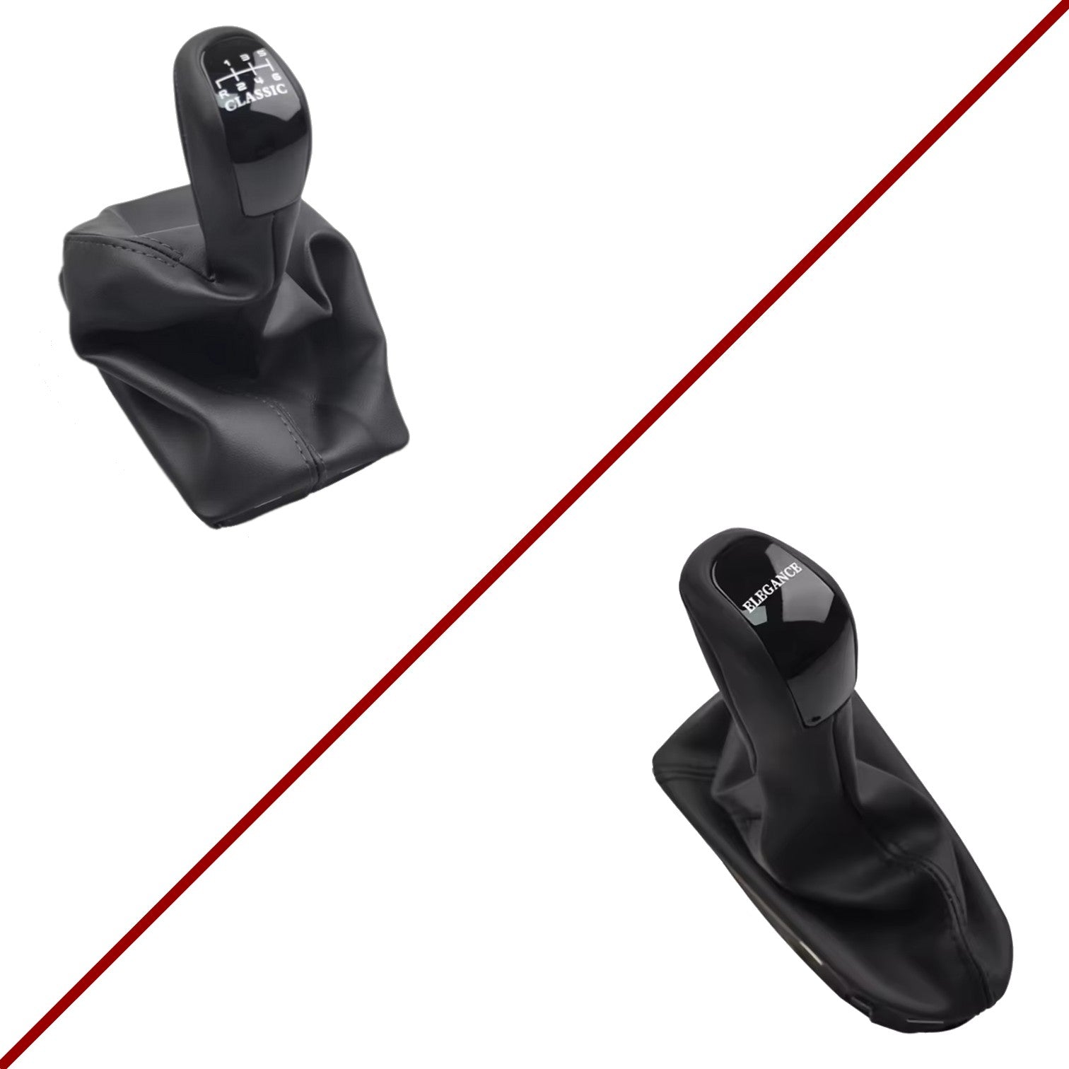 Pommeau levier de vitesse Mercedes Classe C W203 2000-2007 - vue de face - Becquet Voiture