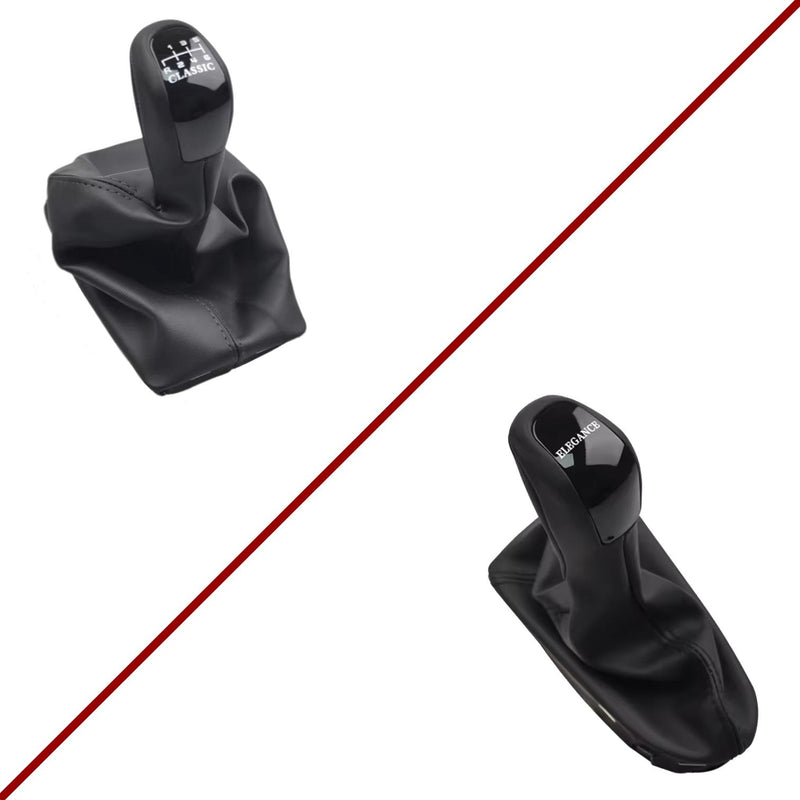 Gear shift knob Mercedes C-Class W203 2000-2007 - front view - Becquet Voiture