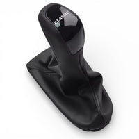 Mercedes E-Class W211 Faux Leather Gear Shift Knob 2003-2009 - side view - Becquet Voiture
