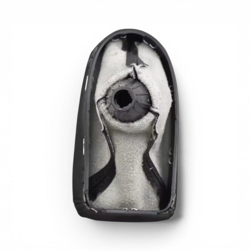 Mercedes E-Class W211 Faux Leather Gear Shift Knob 2003-2009 - close-up view - Becquet Voiture