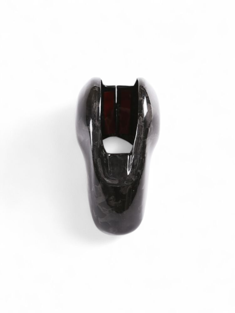 PDK-Schalthebelknauf aus Carbonfaser für Porsche Panamera 2013–2016 - Vorderansicht 2 - Becquet Voiture