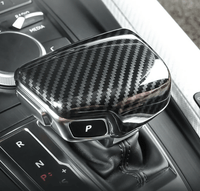 Pommeau levier vitesse carbone Audi A5 B9 - vue de profil - Becquet Voiture