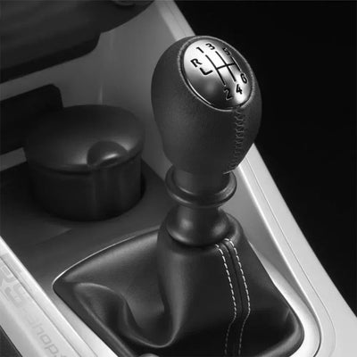 Pommeau Levier Vitesse Cuir Renault Megane 2 3 - vue de profil - Becquet Voiture